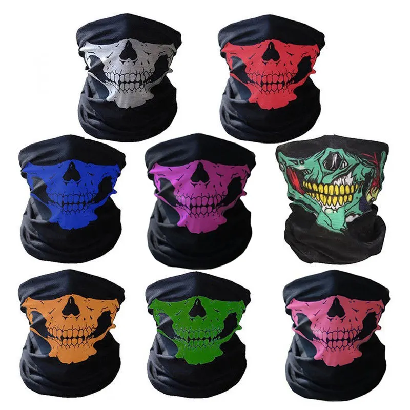 Men Women Multi functional Ghost Skull Hunting Shooting Tubular Skeleton Headwear Bandana Scarf Face Mask Hat Neck Tube Warmer
Men Women Multi functional Ghost Skull Hunting Shooting Tubular Skeleton Headwear Bandana Scarf Face Mask Hat Neck Tube Warmer