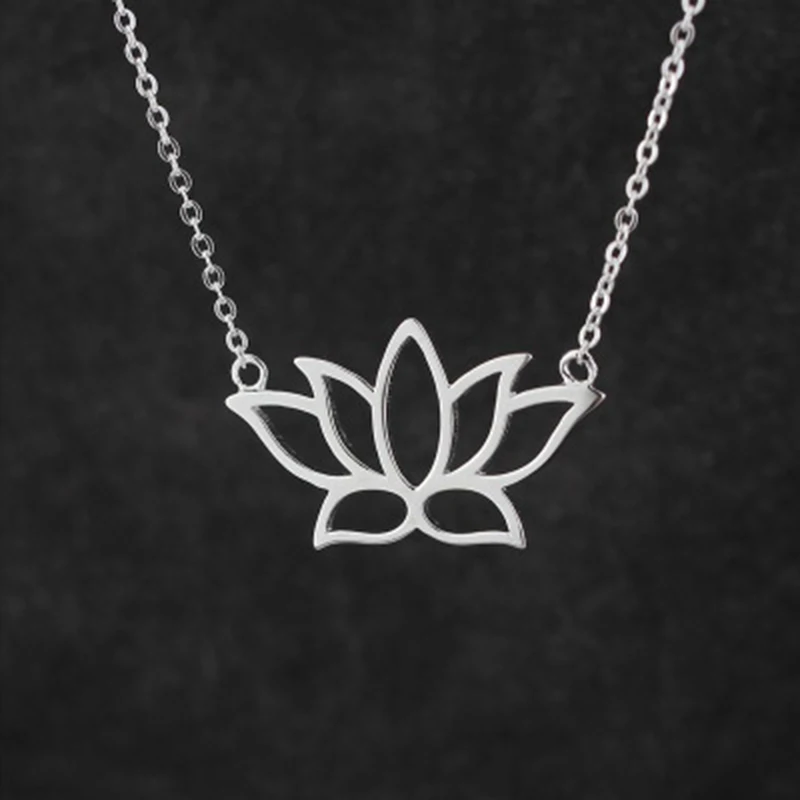 BESTLYBUY Real 925 Sterling Silver Necklace lotus flower Pendant Necklaces Fashion Christmas Gift For Girl Free Shipping
BESTLYBUY Real 925 Sterling Silver Necklace lotus flower Pendant Necklaces Fashion Christmas Gift For Girl Free Shipping