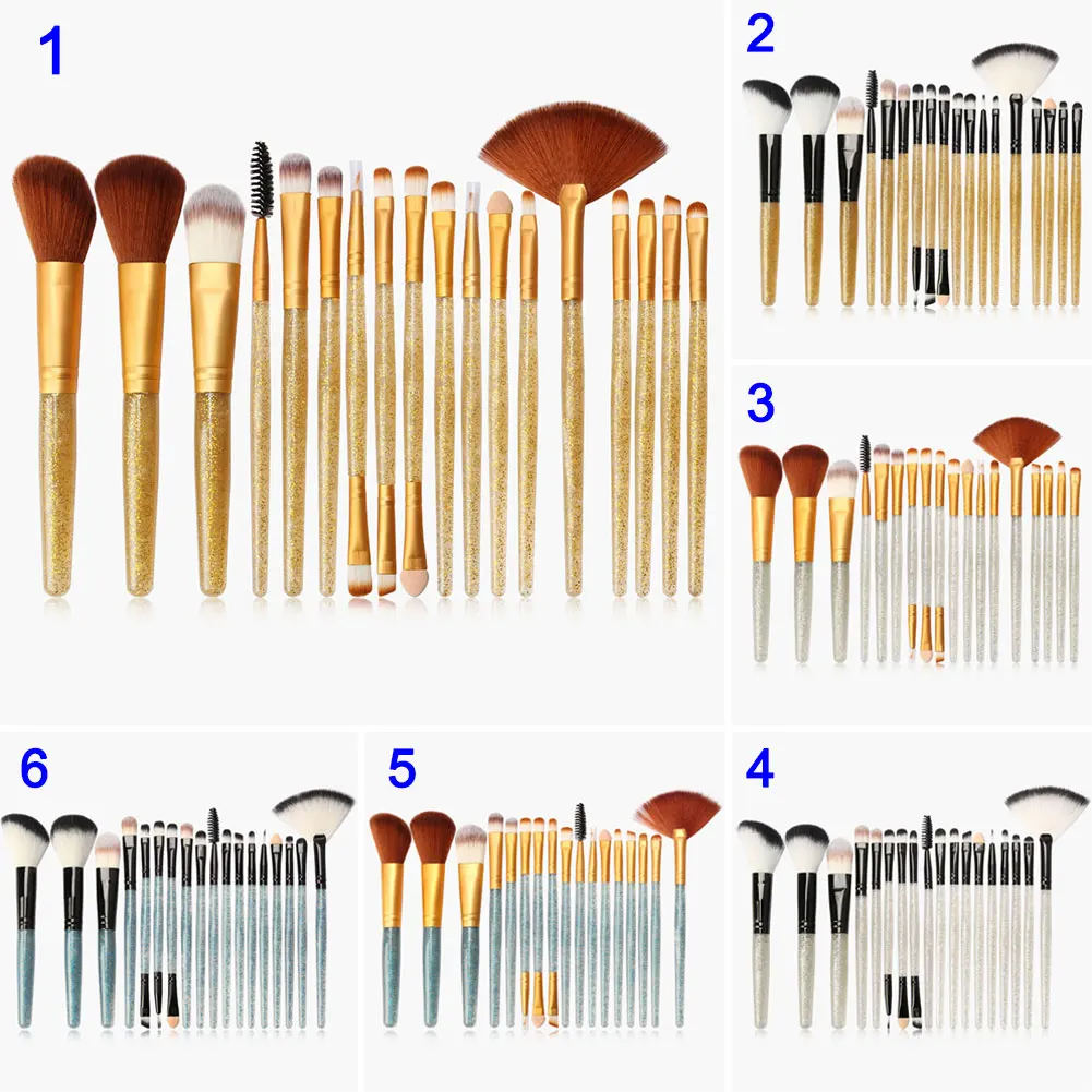 High Quality 18pcs Women Makeup Brush Set Nylon Brush Hair Plastic Handle Cosmetic Tools
High Quality 18pcs Women Makeup Brush Set Nylon Brush Hair Plastic Handle Cosmetic Tools