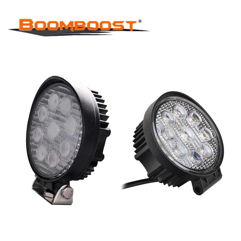 2PCS Spot/Flood Beam 12V 24V Round LED Driving Work Light 4 Inch 27W LED For 4X4 Offroad Motorcycle SUV ATV Car Boat Truck
2PCS Spot/Flood Beam 12V 24V Round LED Driving Work Light 4 Inch 27W LED For 4X4 Offroad Motorcycle SUV ATV Car Boat Truck