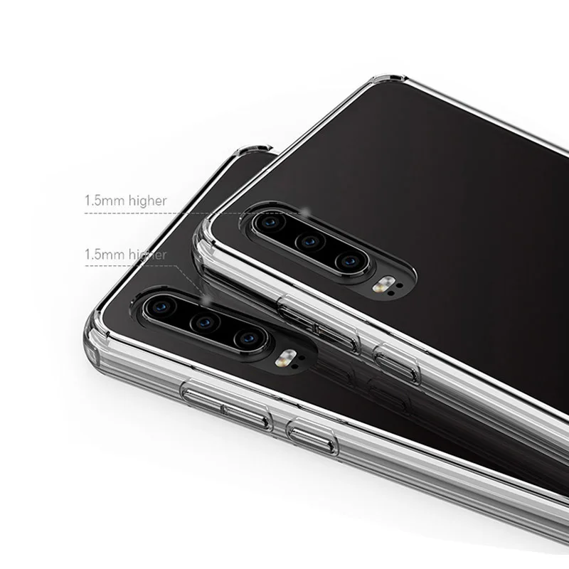 Luxury anti-fall For Huawei P30 Pro Silicone Phone Case Cover For Huawei P30 P20 Pro P30 Lite Transparent Soft TPU Clear Case
Luxury anti-fall For Huawei P30 Pro Silicone Phone Case Cover For Huawei P30 P20 Pro P30 Lite Transparent Soft TPU Clear Case