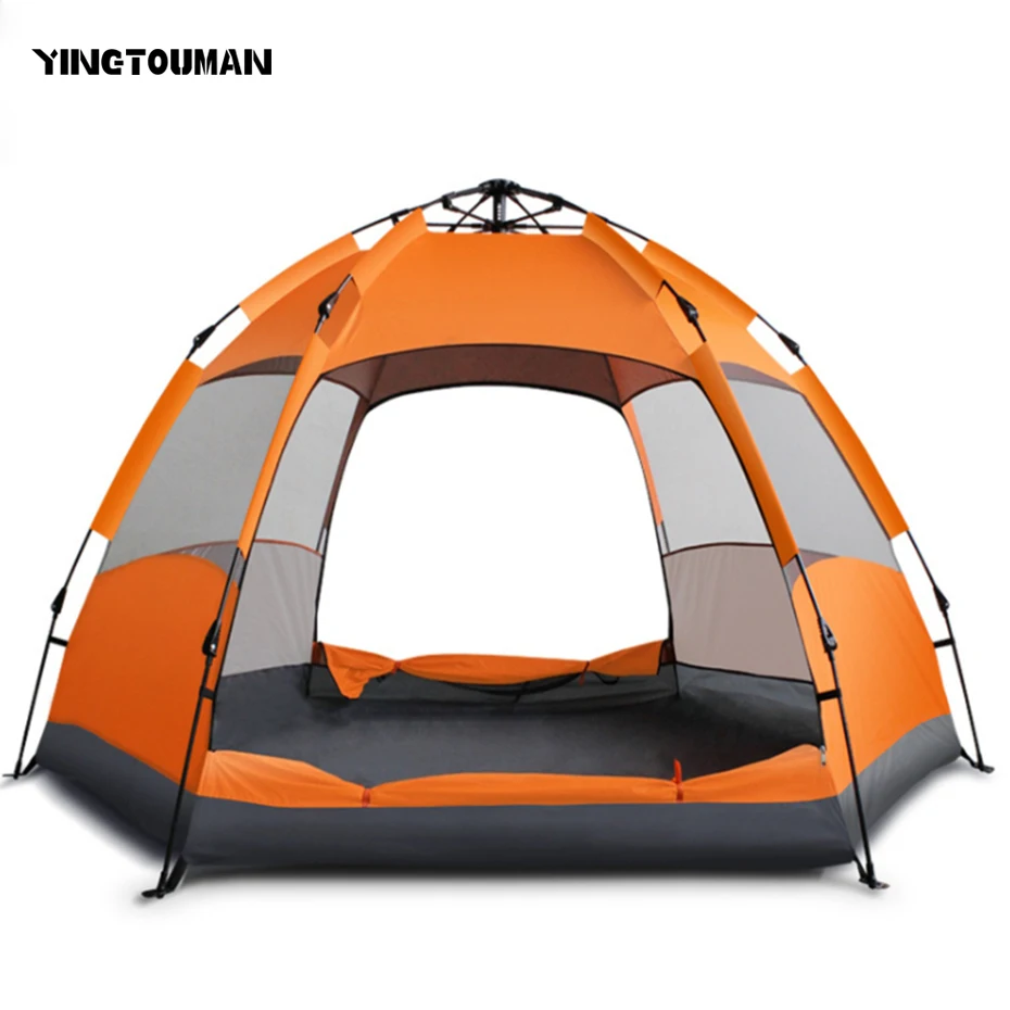 YINGTOUMAN Outdoor 5-8 Person Quick Automatic Opening Outdoor Camping Picnic Double Tents Sunscreen Hexagonal Tent
YINGTOUMAN Outdoor 5-8 Person Quick Automatic Opening Outdoor Camping Picnic Double Tents Sunscreen Hexagonal Tent