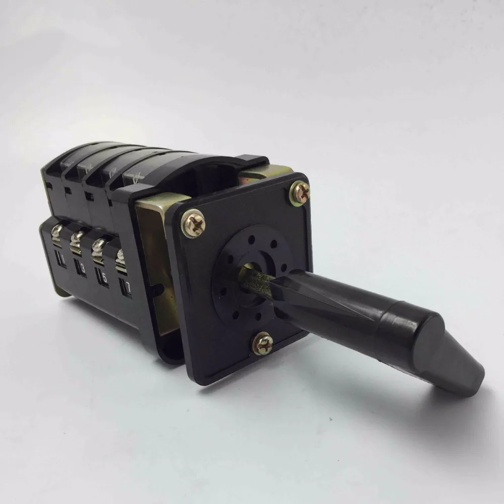 Supplies Universal Change-over Switch LW4-20/4 Black In Section 20A 4 Contact Group Combine Switch
Supplies Universal Change-over Switch LW4-20/4 Black In Section 20A 4 Contact Group Combine Switch