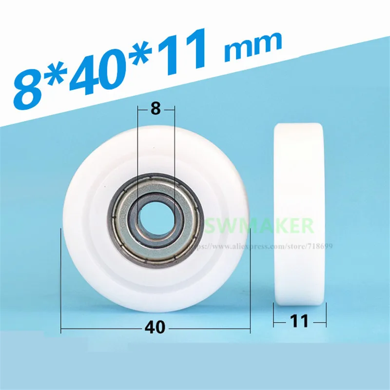 10 шт. 8*40*11 мм M6x40x11mm M8x40x11mm 608ZZ покрытое колесо подшипника/направляющее колесо/шкив, pom, 4 см колесо качения
10 шт. 8*40*11 мм M6x40x11mm M8x40x11mm 608ZZ покрытое колесо подшипника/направляющее колесо/шкив, pom, 4 см колесо качения