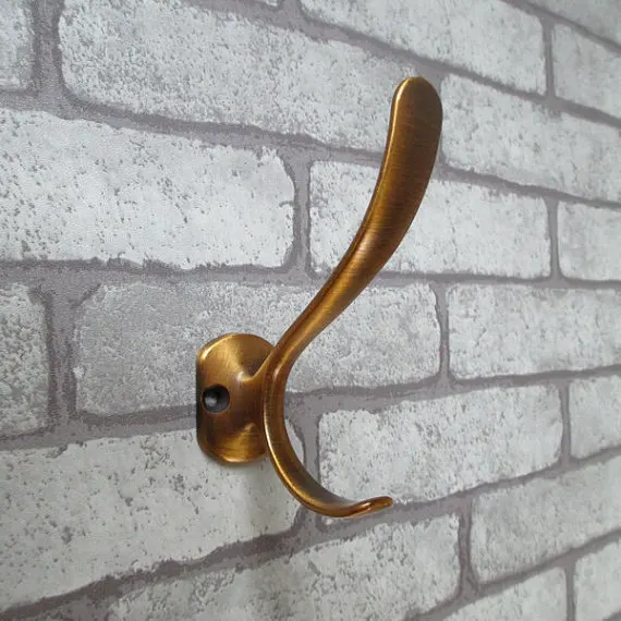 Antique Brass Coat Hangers Decorative Wall Hooks Coat Rack Hooks Metal Double Hook Furniture Hardware
Antique Brass Coat Hangers Decorative Wall Hooks Coat Rack Hooks Metal Double Hook Furniture Hardware