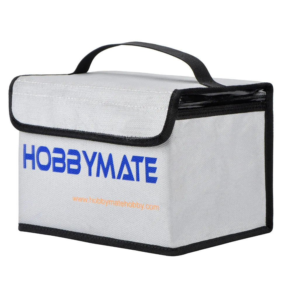 HOBBYMATE Lipo Battery Safe Bag LiPo sacks Guard Fireproof - for Lipo Battery Charge & Storage Bag waterproof
HOBBYMATE Lipo Battery Safe Bag LiPo sacks Guard Fireproof - for Lipo Battery Charge & Storage Bag waterproof