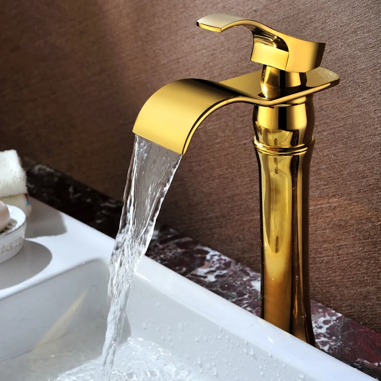 Free shipping Gold finish PVD bathroom basin vessel sink faucet mixer tap single handles /hole
Free shipping Gold finish PVD bathroom basin vessel sink faucet mixer tap single handles /hole