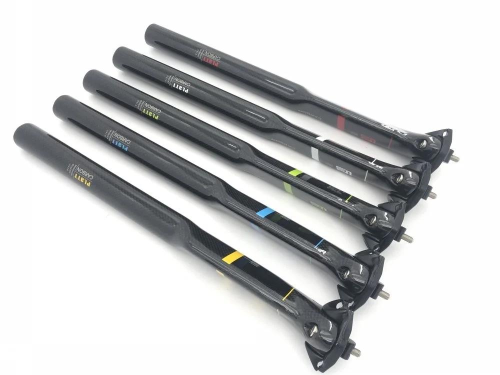 Newest Mountain bike Carbon seatpost full carbon fibre bicycle seatposts Road MTB parts 27.2/30.8/31.6*350mm 25mm offset
Newest Mountain bike Carbon seatpost full carbon fibre bicycle seatposts Road MTB parts 27.2/30.8/31.6*350mm 25mm offset