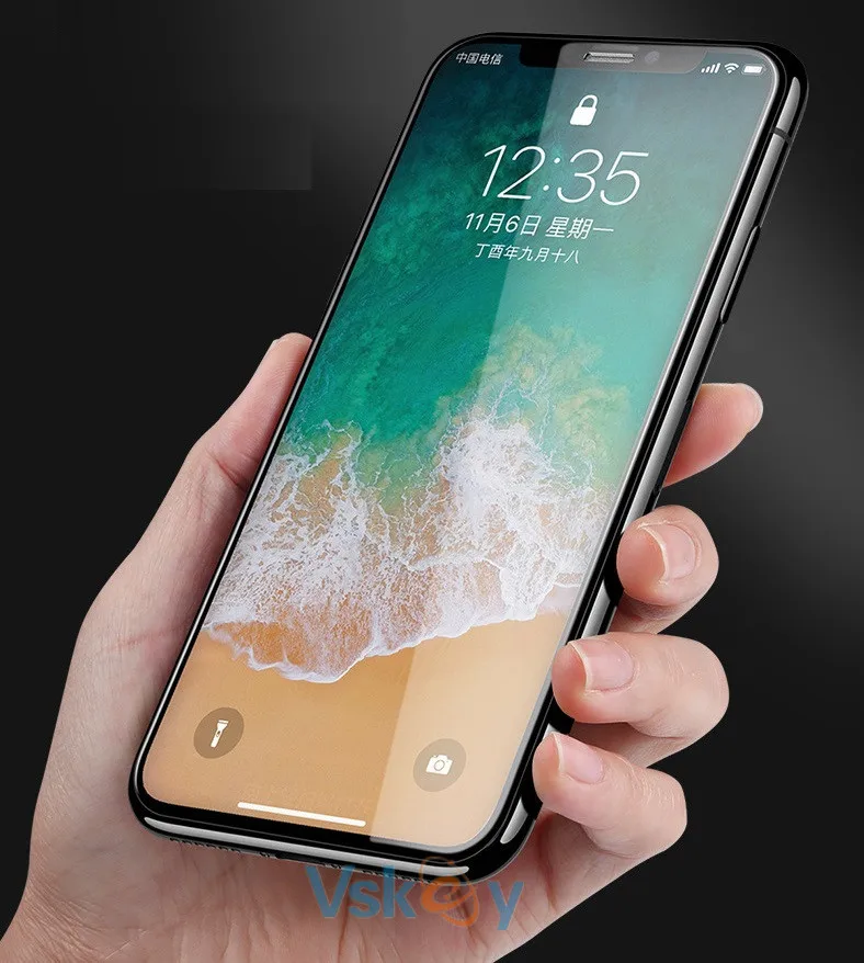 VSKEY 10pcs 6D Tempered Glass For iPhone X 8 7 6s Plus Screen Protector Full Coverage Film Explosion Proof Protective Film
VSKEY 10pcs 6D Tempered Glass For iPhone X 8 7 6s Plus Screen Protector Full Coverage Film Explosion Proof Protective Film