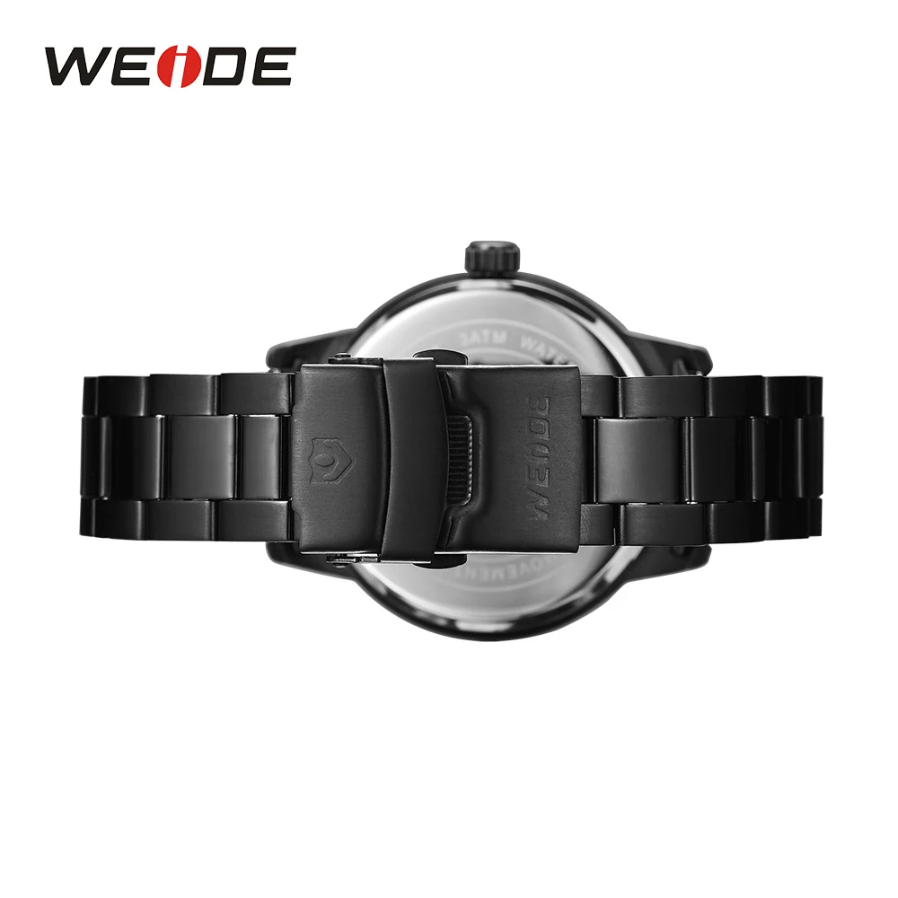 WEIDE Quality Men Simple Red Hands Black Stainless Steel Belt Strap Military Quartz Movement Male Wristwatches relogio Masculino
WEIDE Quality Men Simple Red Hands Black Stainless Steel Belt Strap Military Quartz Movement Male Wristwatches relogio Masculino