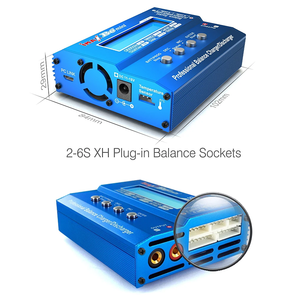 SKYRC B6 Mini Professional Balance Charger / Discharger for RC lipo Battery Charging
SKYRC B6 Mini Professional Balance Charger / Discharger for RC lipo Battery Charging