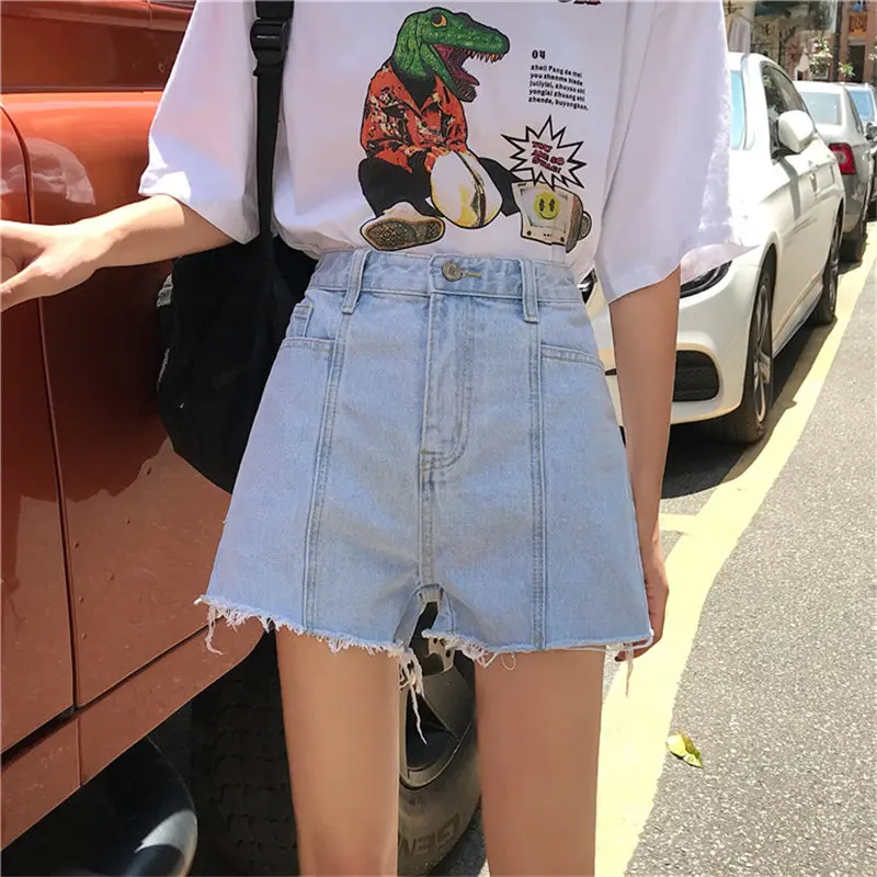 HziriP 2019 Solid Casual New Summer Stylish Hot Selling Denim All Match Simple Brief Loose Fresh High Waist jeans Washed Shorts
HziriP 2019 Solid Casual New Summer Stylish Hot Selling Denim All Match Simple Brief Loose Fresh High Waist jeans Washed Shorts