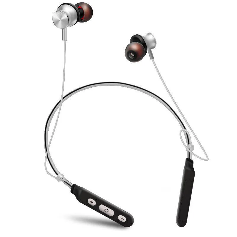 Bluetooth наушники с шейным ремешком беспроводная Спортивная стереогарнитура