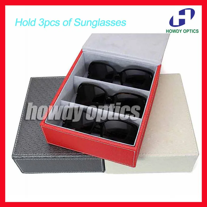 Free Shipping Luxurious Retro Leather Eyeglass Optical Frame Reading Glasses Sunglasses Display Case Box Hold 3pcs Of Glasses
Free Shipping Luxurious Retro Leather Eyeglass Optical Frame Reading Glasses Sunglasses Display Case Box Hold 3pcs Of Glasses