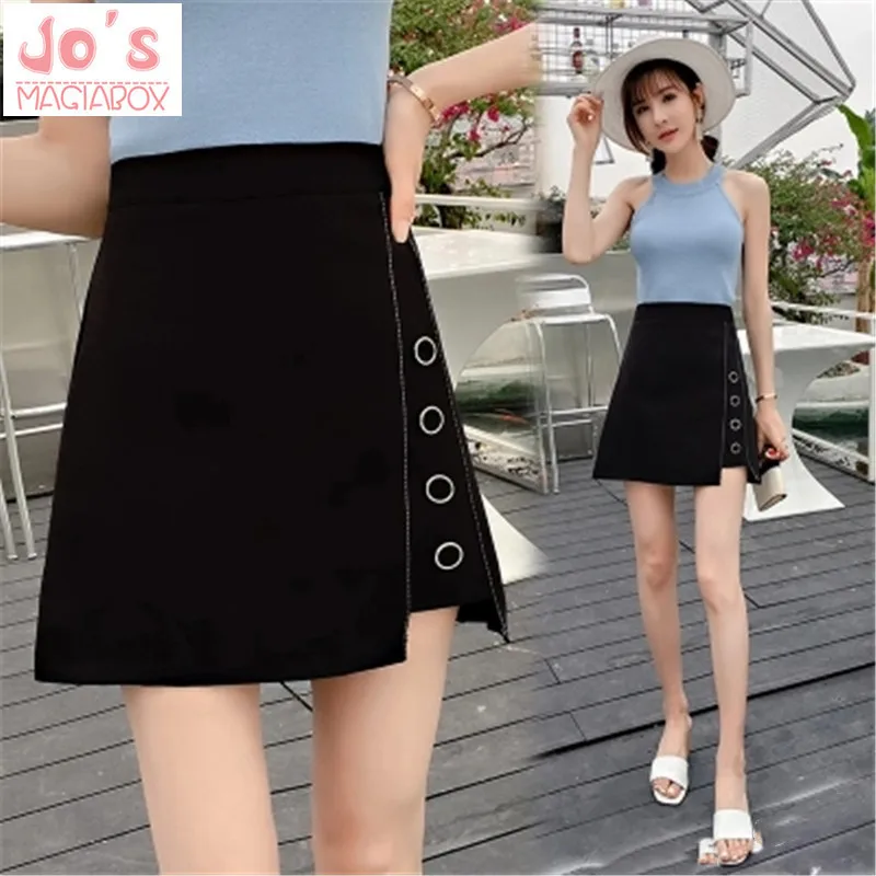 Women A-Line Mini Skirts Office Lady High Waist Package Hip Skirts 2019 Autumn Female Thin Irregular Split Above Knee Skirts
Women A-Line Mini Skirts Office Lady High Waist Package Hip Skirts 2019 Autumn Female Thin Irregular Split Above Knee Skirts