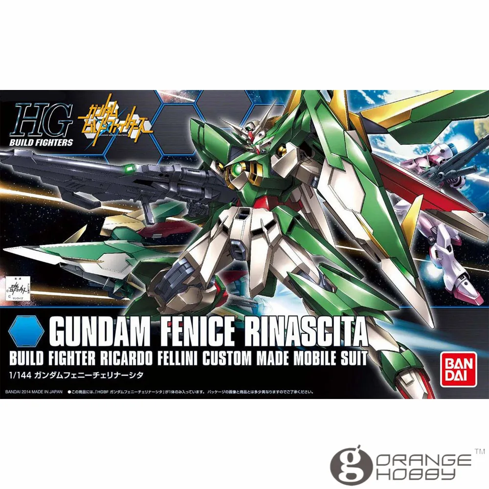 OHS Bandai HG строительные бойцы 017 1/144 мобильный костюм Gundam Fenice Rinascita сборные модельные наборы
OHS Bandai HG строительные бойцы 017 1/144 мобильный костюм Gundam Fenice Rinascita сборные модельные наборы