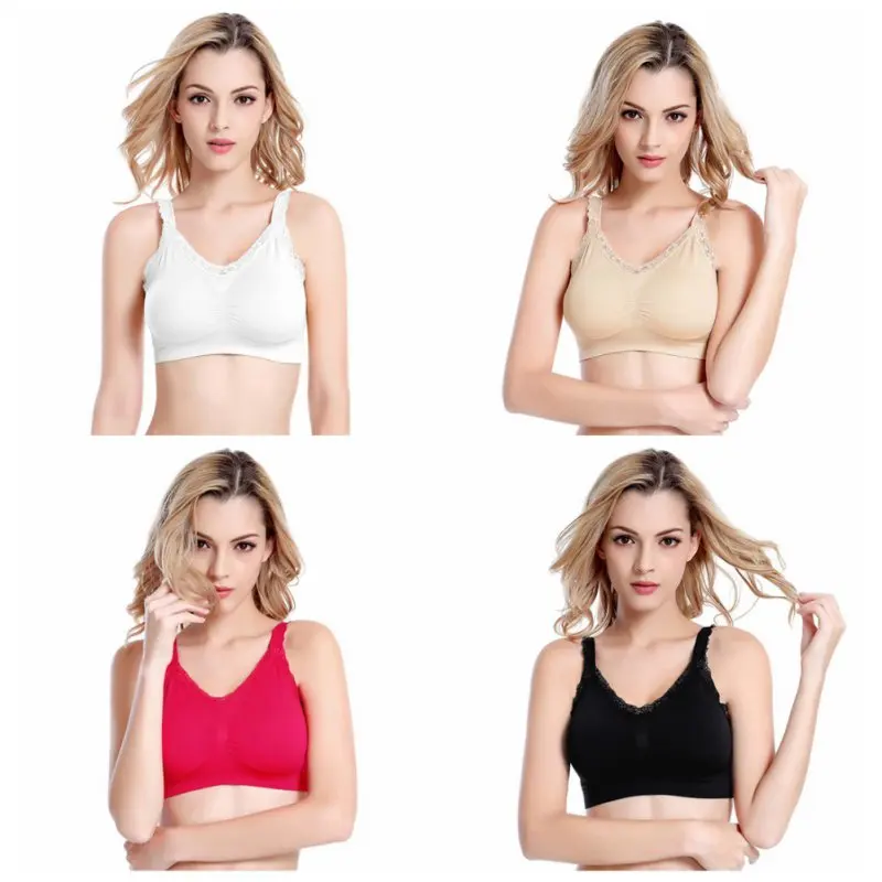 Women Sling Lace Side Sports Running Seamless Bra Solid Color Adjustable Shoulder Strap Full Cup Bras
Women Sling Lace Side Sports Running Seamless Bra Solid Color Adjustable Shoulder Strap Full Cup Bras