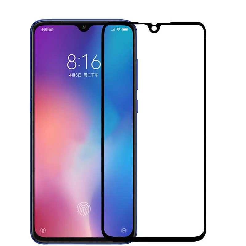 2PCS Full Cover Tempered Glass For Xiaomi Mi 9 Screen Protector protective film Mi9 glass | Мобильные телефоны и