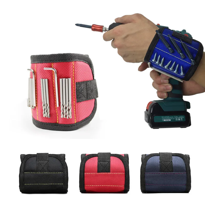 Portable Magnetic Wristband Tool Bag Belt Arm Band Work Waist Repair Tools Bag Screw Nails Drill Bits Holder Electrician Waist
Portable Magnetic Wristband Tool Bag Belt Arm Band Work Waist Repair Tools Bag Screw Nails Drill Bits Holder Electrician Waist