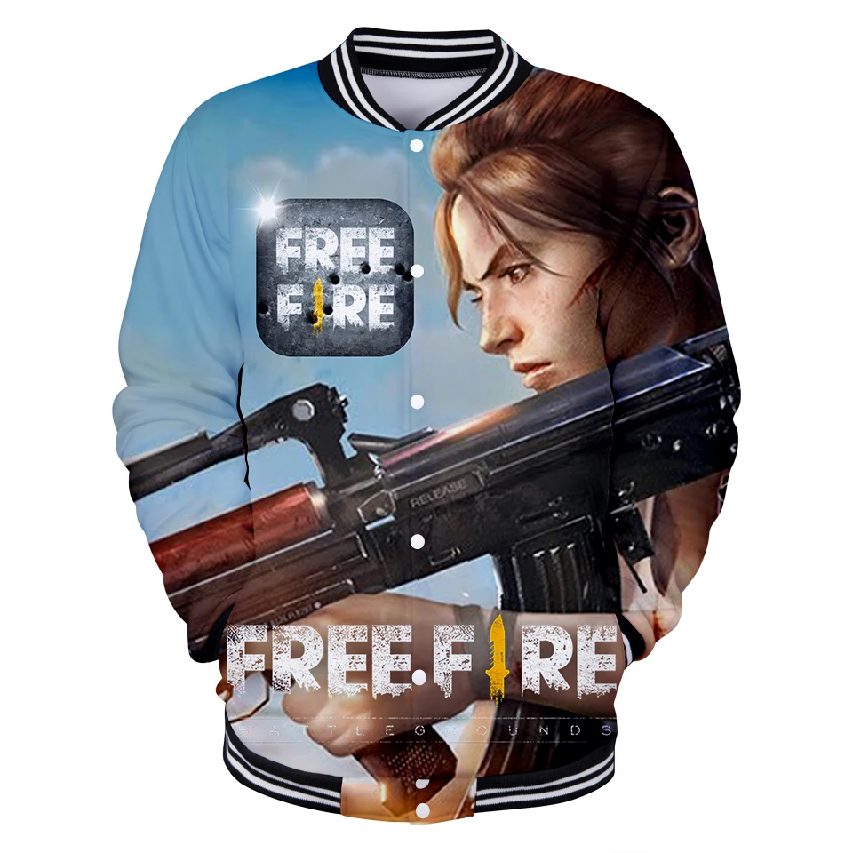 Free Fire 3D Printed Baseball Jackets Women/Men Long Sleeve Fashion Streetwear Jackets Popular Game Free Fire Baseball Jackets
Free Fire 3D Printed Baseball Jackets Women/Men Long Sleeve Fashion Streetwear Jackets Popular Game Free Fire Baseball Jackets