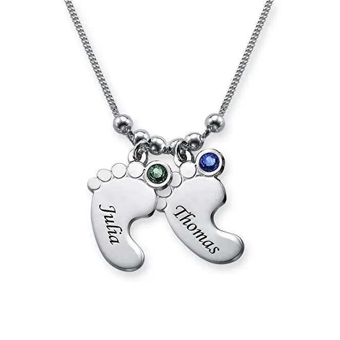 Creative Baby Foot Pendant Necklace New Crystal Necklaces Jewelry Best Gift Can Custom Made Any Name YP2976 (DropShipping)
Creative Baby Foot Pendant Necklace New Crystal Necklaces Jewelry Best Gift Can Custom Made Any Name YP2976 (DropShipping)