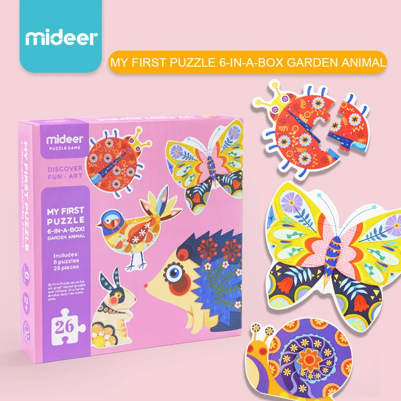 MiDeer детская бумажная игра-головоломка, Большие кусочки садовых животных, познавательная головоломка, обучающие игрушки для детей 2 лет +
MiDeer детская бумажная игра-головоломка, Большие кусочки садовых животных, познавательная головоломка, обучающие игрушки для детей 2 лет +