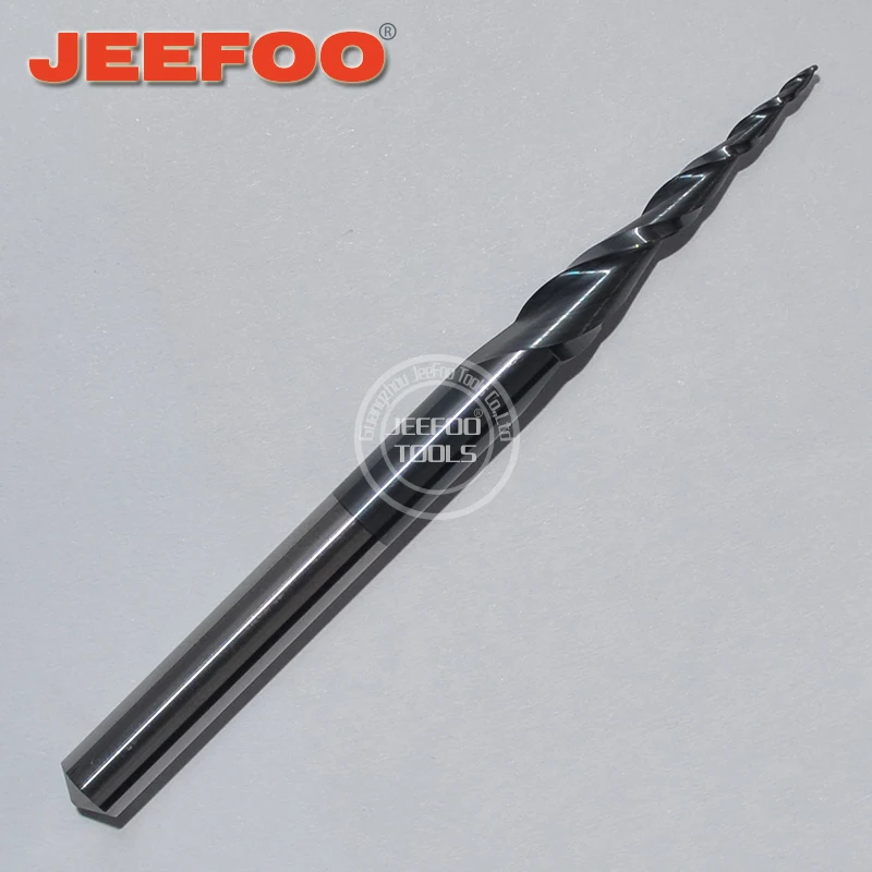R0.5 * 30H * 6D * 75L * 2F конусные коронки из карбида с двумя концевыми флейтами
R0.5 * 30H * 6D * 75L * 2F конусные коронки из карбида с двумя концевыми флейтами