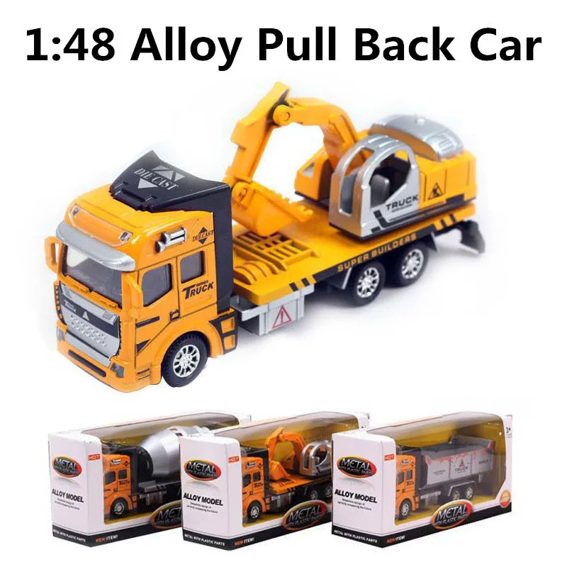 1:48 scale alloy pull back model car, children's toys,Engineering truck,Excavator,Mixer free shipping!
1:48 scale alloy pull back model car, children's toys,Engineering truck,Excavator,Mixer free shipping!