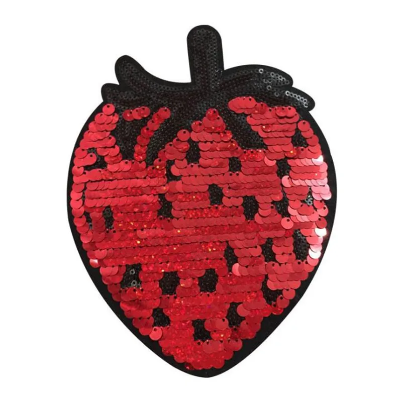 Fashion Tops Shirt Girl Diy Clothes 19cm Red strawberry Sequins deal with it Patches for clothing T shirt Women Free Shipping
Fashion Tops Shirt Girl Diy Clothes 19cm Red strawberry Sequins deal with it Patches for clothing T shirt Women Free Shipping