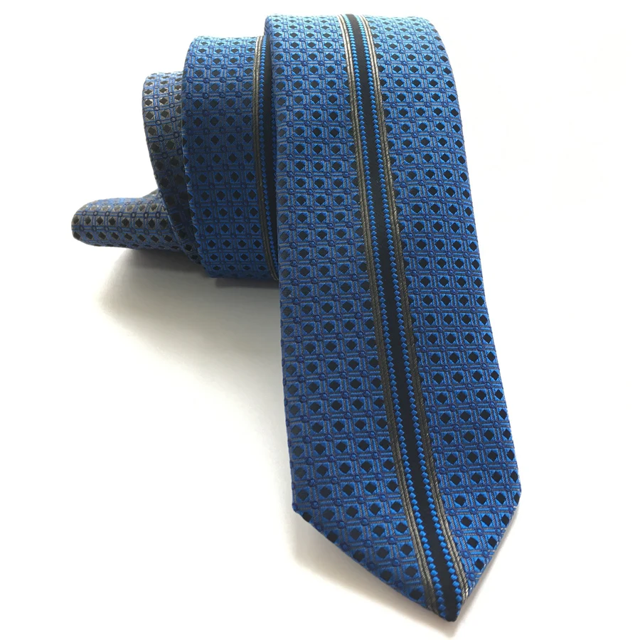 Designer's Skinny Tie Top Personality Necktie Blue Stripes Checkered Gravata to Match Shirt Free Shipping
Designer's Skinny Tie Top Personality Necktie Blue Stripes Checkered Gravata to Match Shirt Free Shipping
