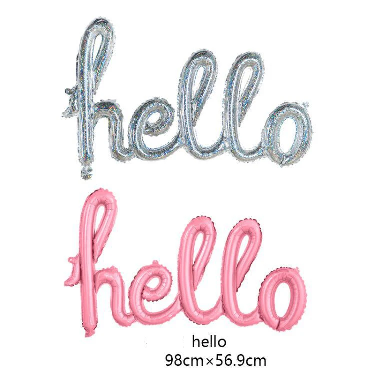 Large Size 90x60cm Link Rose Gold Hello Baby Love Balloons Baby Shower Wedding Birthday Party Decor Balls Inflatable Air Globos
Large Size 90x60cm Link Rose Gold Hello Baby Love Balloons Baby Shower Wedding Birthday Party Decor Balls Inflatable Air Globos