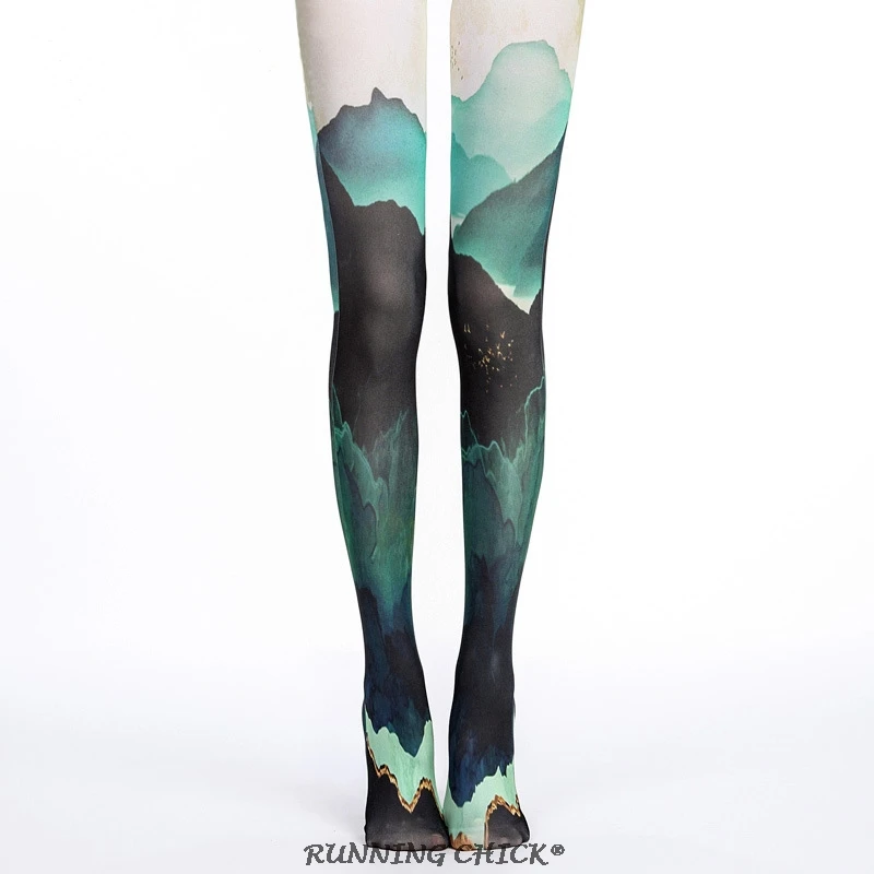 RUNNING CHICK Blue Hawthorn Gradient Color Blue Base Pantyhose Spring And Autumn Retro Stockings
RUNNING CHICK Blue Hawthorn Gradient Color Blue Base Pantyhose Spring And Autumn Retro Stockings