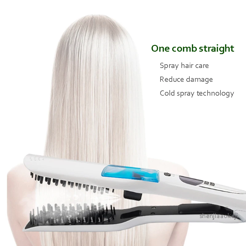 Steam Hair Straightener Negative ion comb Ceramic heating comb Straightening Irons Hair Care Electric hairdressing tool 110-240v
Steam Hair Straightener Negative ion comb Ceramic heating comb Straightening Irons Hair Care Electric hairdressing tool 110-240v