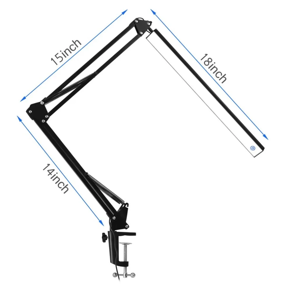 Aluminum Alloy Folding Clip-on USB LED Table Lamp Long Arm Touch Control Dimmable Desk Lamp Eye Protection Table Light
Aluminum Alloy Folding Clip-on USB LED Table Lamp Long Arm Touch Control Dimmable Desk Lamp Eye Protection Table Light