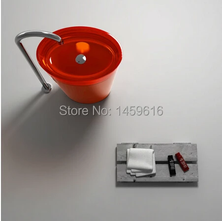 Bathroom Round Pedestal Washbasin Resin Acrylic Colored Cloakroom Freestanding Vanity Sink W9019
Bathroom Round Pedestal Washbasin Resin Acrylic Colored Cloakroom Freestanding Vanity Sink W9019