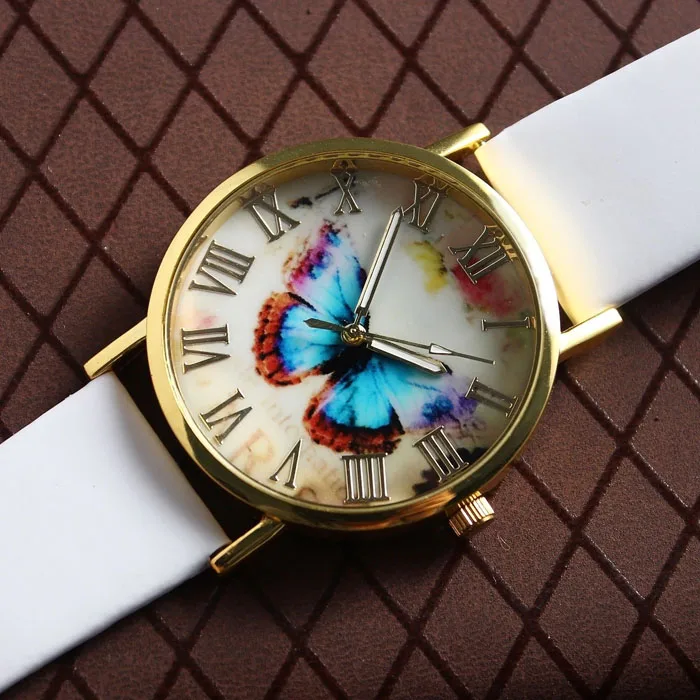 New Top Brand Flower Butterfly 3 Styles Genuine Leather Femme Casual Dress Watch Ladies Wrist Quartz Watch Women Watch
New Top Brand Flower Butterfly 3 Styles Genuine Leather Femme Casual Dress Watch Ladies Wrist Quartz Watch Women Watch