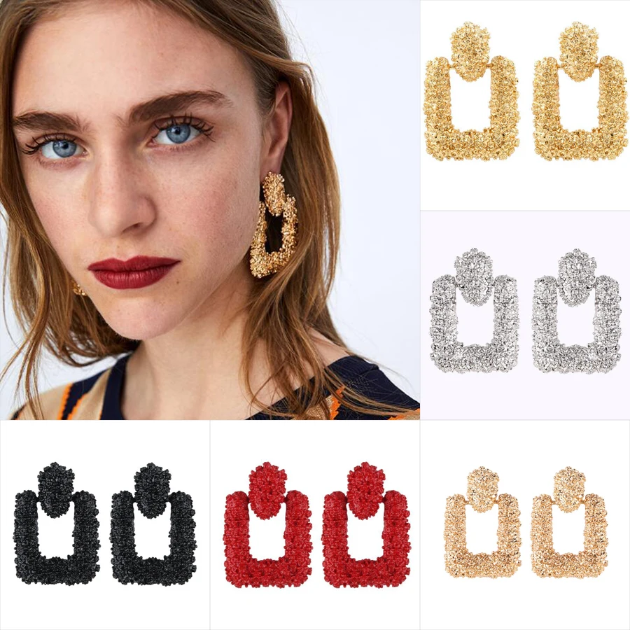 Women's Geometric Metal Dangle Earrings For Female Bohemian Hyperbolic Large Big Long Statement Drop Earrings Jewelry Gift
Women's Geometric Metal Dangle Earrings For Female Bohemian Hyperbolic Large Big Long Statement Drop Earrings Jewelry Gift