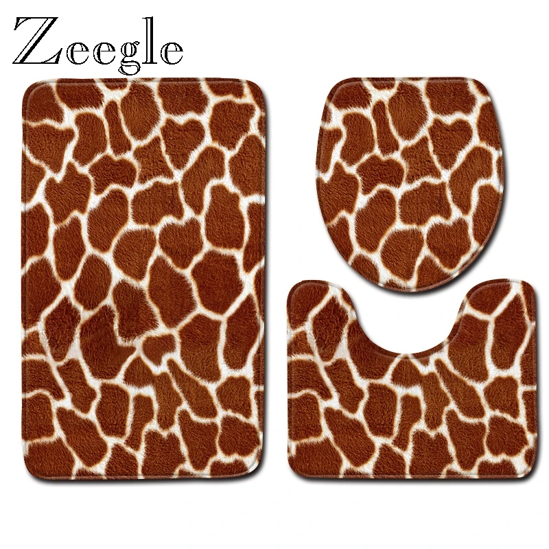 Полосатые коврики для ванной комнаты Zeegle с животными, коврик для туалета, коврик для туалета, коврик для душа из микрофибры, нескользящий ко...
Полосатые коврики для ванной комнаты Zeegle с животными, коврик для туалета, коврик для туалета, коврик для душа из микрофибры, нескользящий ко...