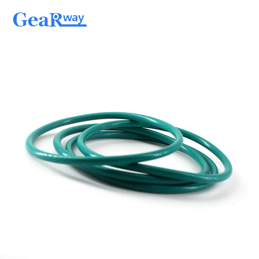

Gearway Fluorine Rubber O Ring Seal 3mm thickness Green FKM O Type Ring 51/52/53/54/70/71/72mm OD O Ring Sealing Gasket