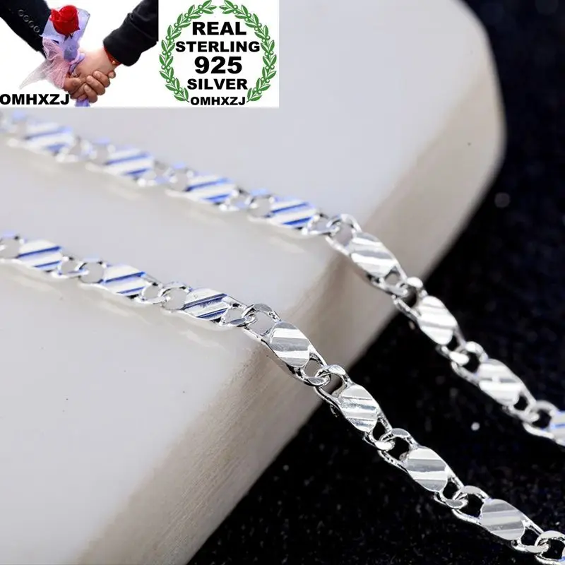 OMHXZJ оптовая продажа, индивидуальная мода, OL, женский подарок для вечеринки, 2 мм, плоская цепочка, серебро 925 пробы, 18 кт, Золотая цепочка, ожер...
OMHXZJ оптовая продажа, индивидуальная мода, OL, женский подарок для вечеринки, 2 мм, плоская цепочка, серебро 925 пробы, 18 кт, Золотая цепочка, ожер...