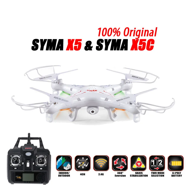 Квадрокоптер SYMA X5C 100% оригинал обновленная версия Радиоуправляемый Дрон с 6