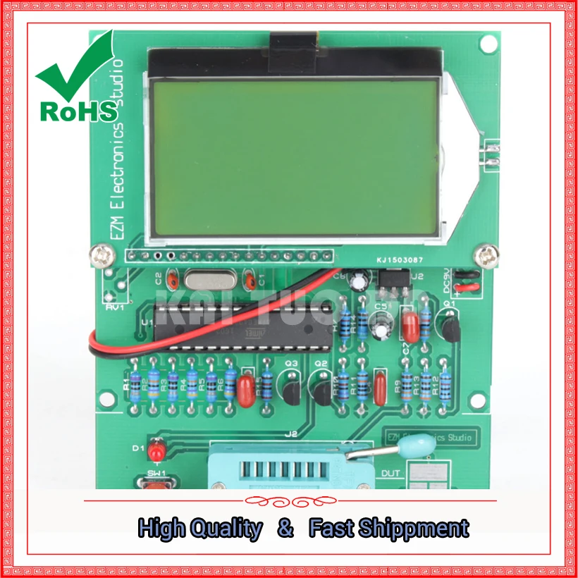 GM328 transistor tester \ ESR table \ LCR table \ frequency meter \ square wave generator
GM328 transistor tester \ ESR table \ LCR table \ frequency meter \ square wave generator