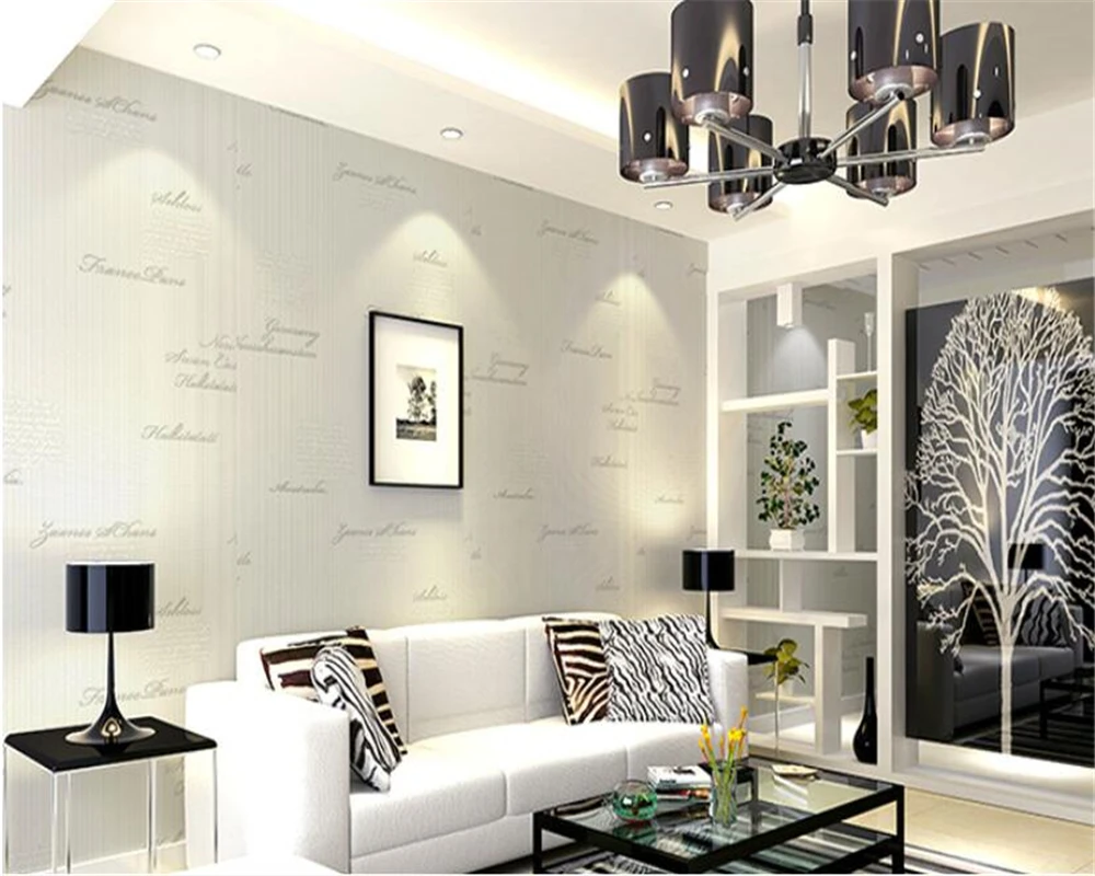 beibehang papel de parede Fashion Advanced Nonwoven Wallpaper Modern English Letters Living Room Bedroom wall papers home decor
beibehang papel de parede Fashion Advanced Nonwoven Wallpaper Modern English Letters Living Room Bedroom wall papers home decor