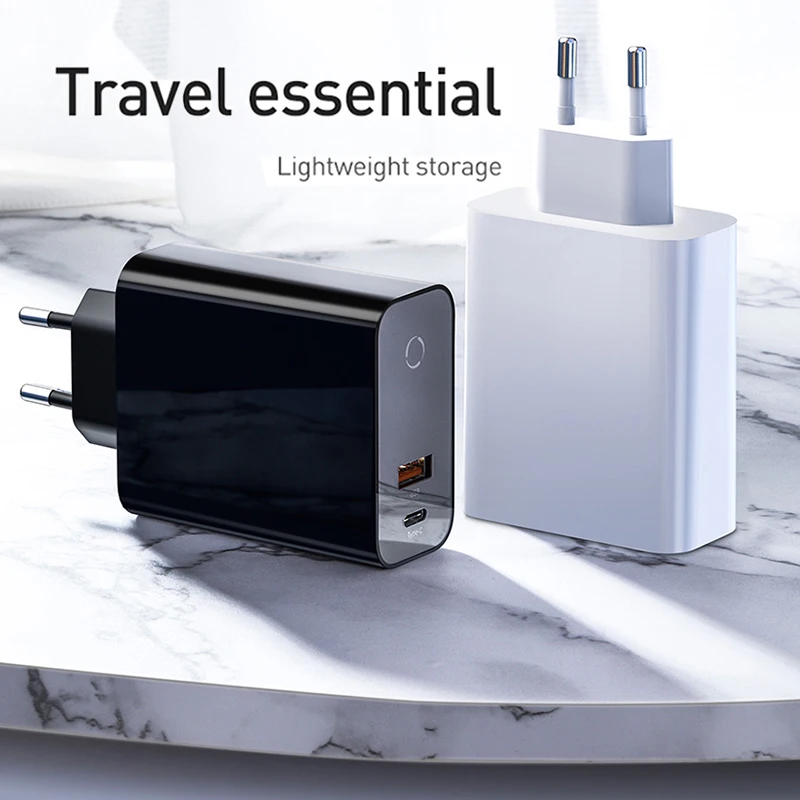 Baseus Quick Charge 4.0 3.0 USB Charger For iPhone Xiaomi Samsung Huawei SCP QC4.0 QC3.0 QC C PD Fast Wall Mobile Phone Charger
Baseus Quick Charge 4.0 3.0 USB Charger For iPhone Xiaomi Samsung Huawei SCP QC4.0 QC3.0 QC C PD Fast Wall Mobile Phone Charger