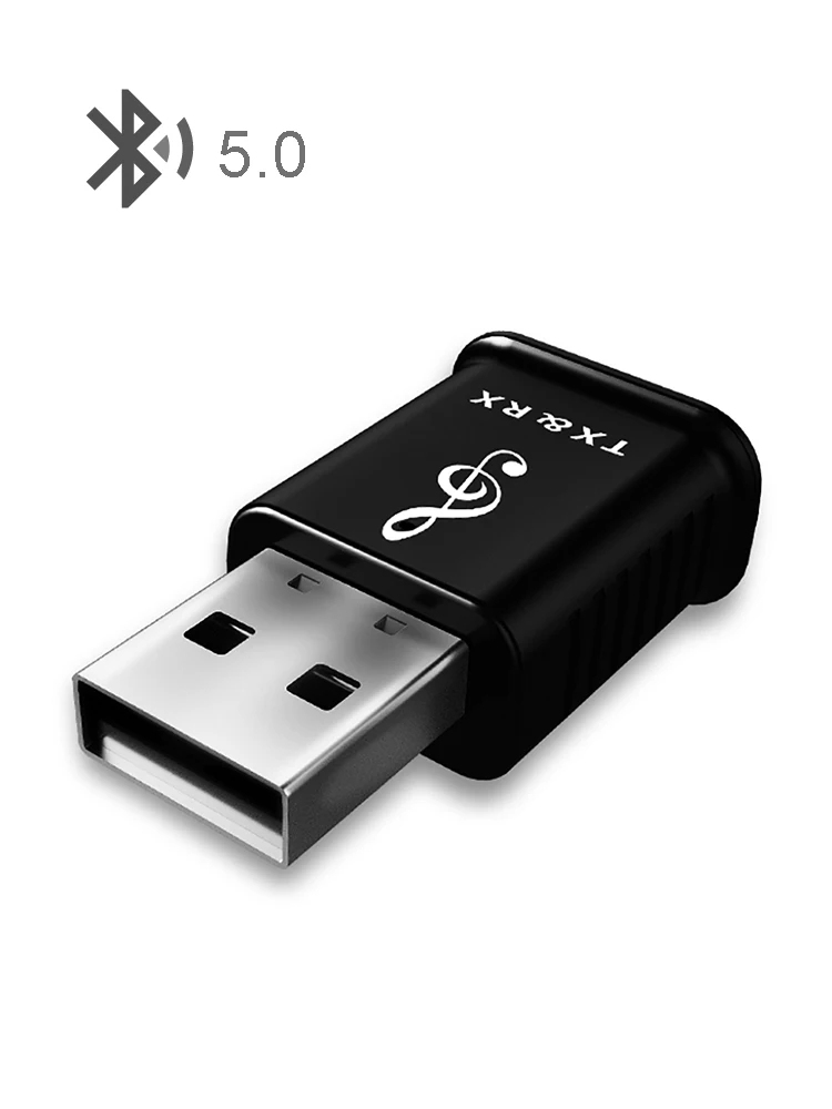 Аудиоприемник Bluetooth 5 0 в 2 1 передатчик USB Bluetooth-адаптер мини-разъем 3 мм AUX стерео