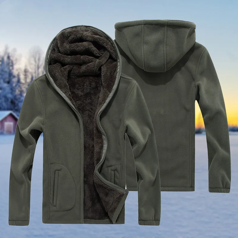Winter Men's Hooded Cardigan Thick Fleece Men's Hoodie jacket Winter Thickening Sweatshirt Thicker Plus Velvet Large Size 7XL
Winter Men's Hooded Cardigan Thick Fleece Men's Hoodie jacket Winter Thickening Sweatshirt Thicker Plus Velvet Large Size 7XL