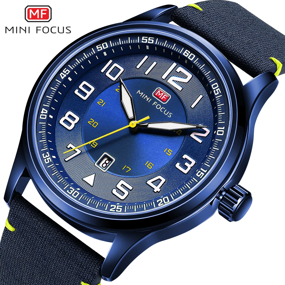 MINIFOCUS Canvas Strap Quartz WristWatch Fashion Casual Mens Watches Army Military Sports Green Black Clock For Male
MINIFOCUS Canvas Strap Quartz WristWatch Fashion Casual Mens Watches Army Military Sports Green Black Clock For Male