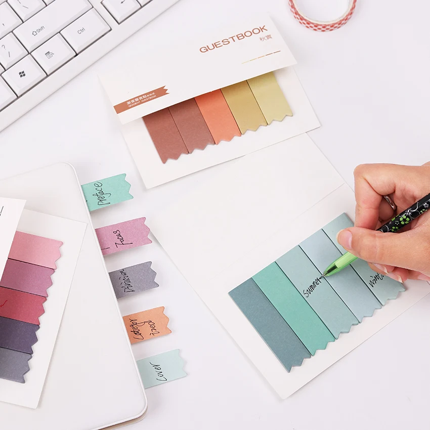 1PC Brief Faded Color 4 Seasons Self-Adhesive Memo Pad Sticky Notes Bookmark Sticker Paper Guestbook
1PC Brief Faded Color 4 Seasons Self-Adhesive Memo Pad Sticky Notes Bookmark Sticker Paper Guestbook