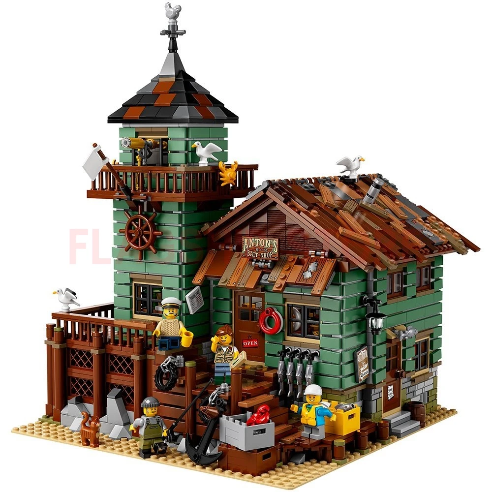 DIY светодиодный светильник LP 16050 MOC наборы старый отделочный набор магазина
