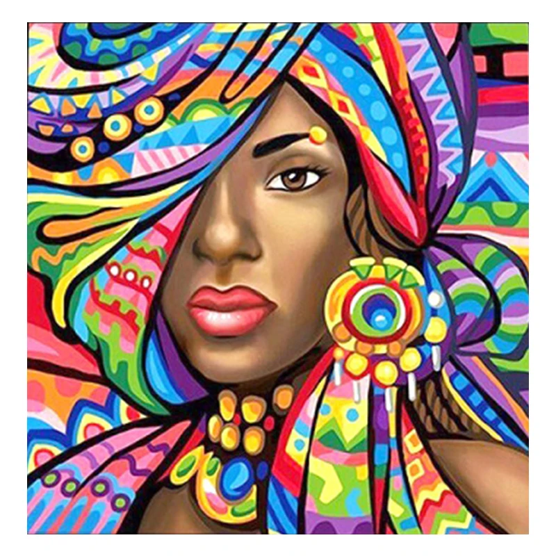 DIY 5D Diamond Painting Africa Girl Portrait Diamond Embroidery Full Cross Stitch Needlework Rhinestone Mosaic Home Decor Gift
DIY 5D Diamond Painting Africa Girl Portrait Diamond Embroidery Full Cross Stitch Needlework Rhinestone Mosaic Home Decor Gift